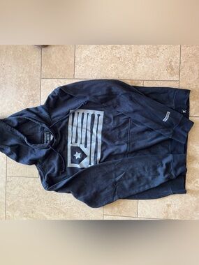 Routine Baseball Gray Pullover Hoodie with Hood